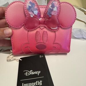 Loungefly Pink Disney Minnie Mouse Wallet